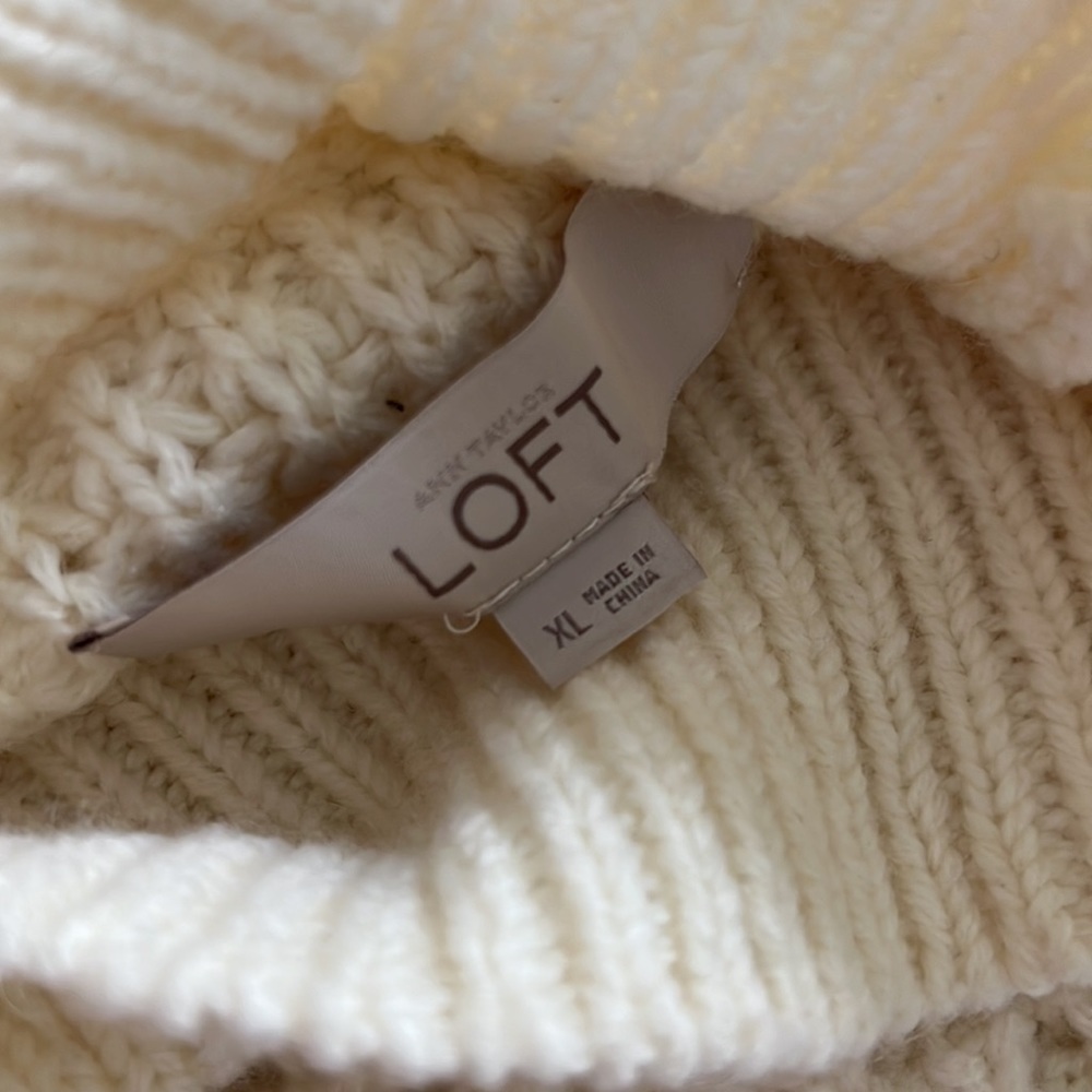 Loft Mock Turtleneck Xl - image 3